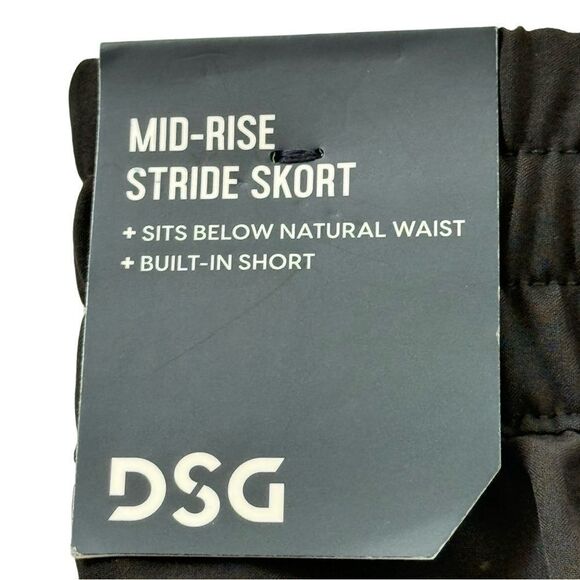 DSG Women's Stride Skort Pure Black Small NWT - Picture 6 of 13